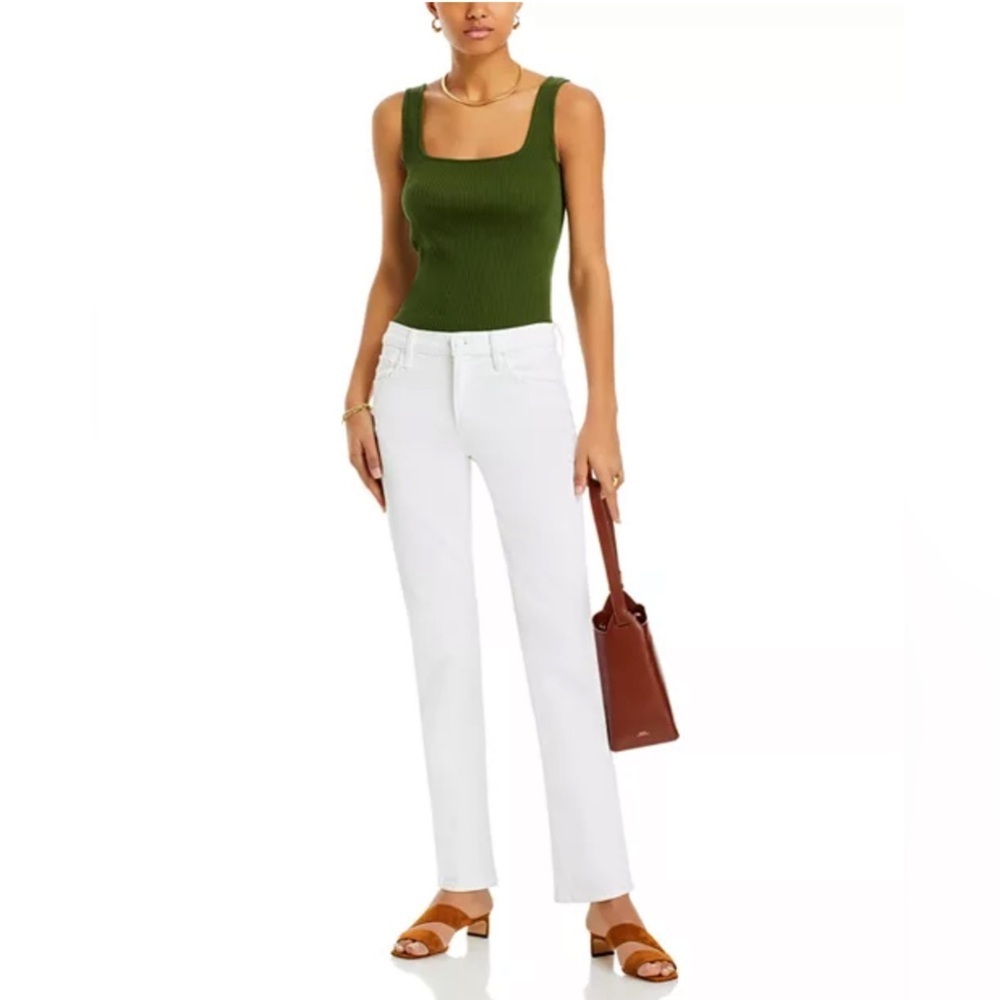 NWT MOTHER The Smarty Pants Skimp High Rise Jeans in Totally Innocent - Picture 2 of 11